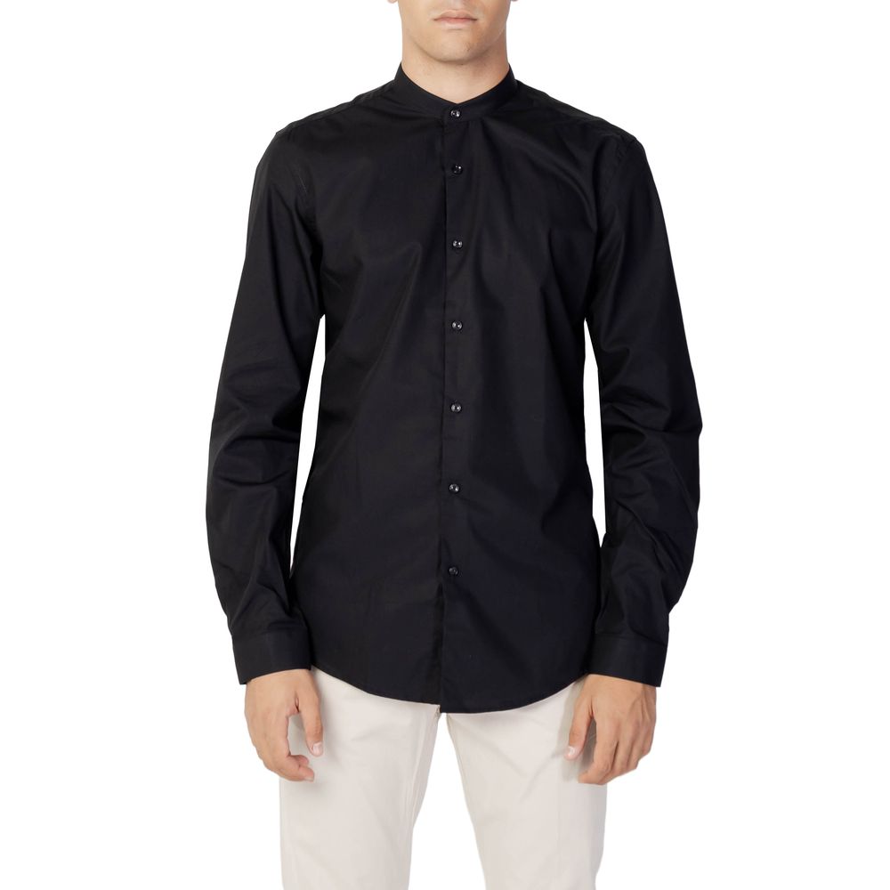 Antony Morato Black Cotton Shirt -   -  Antony Morato.