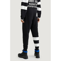 Tommy Hilfiger Jeans Black Cotton Joggers Workout Pant -   -  Tommy Hilfiger Jeans.