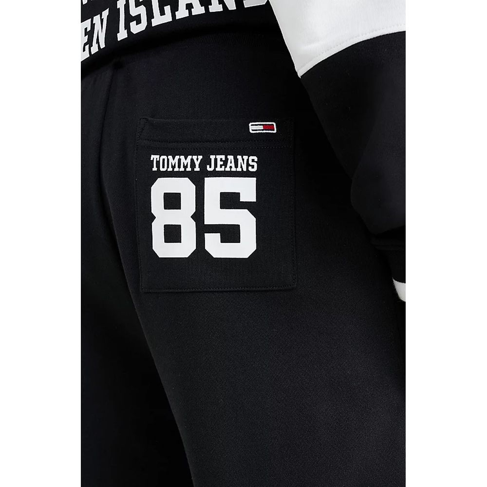 Tommy Hilfiger Jeans Black Cotton Joggers Workout Pant -   -  Tommy Hilfiger Jeans.