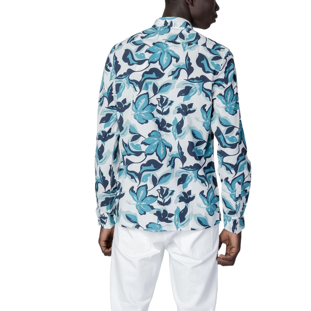 Antony Morato Blue Viscose Shirt -   -  Antony Morato.