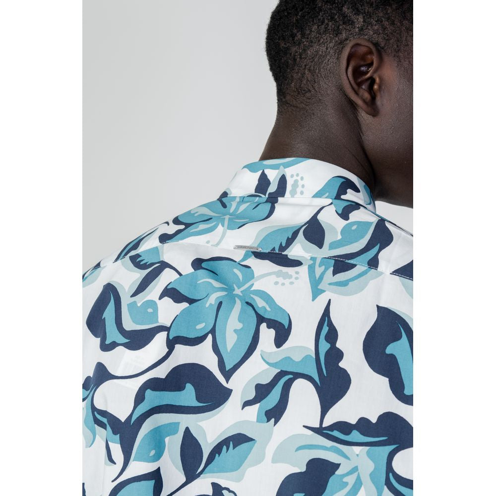 Antony Morato Blue Viscose Shirt -   -  Antony Morato.