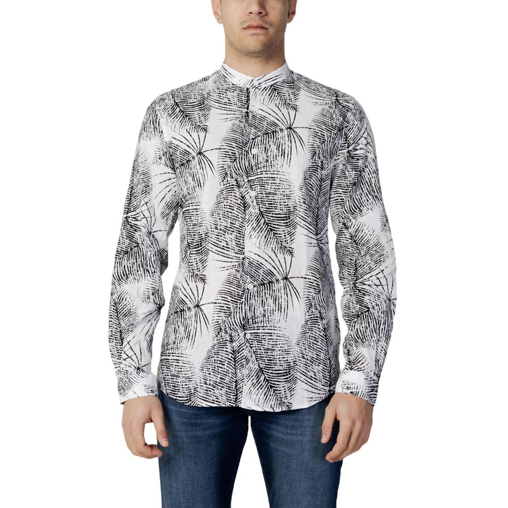 Antony Morato Black Linen Shirt -   -  Antony Morato.