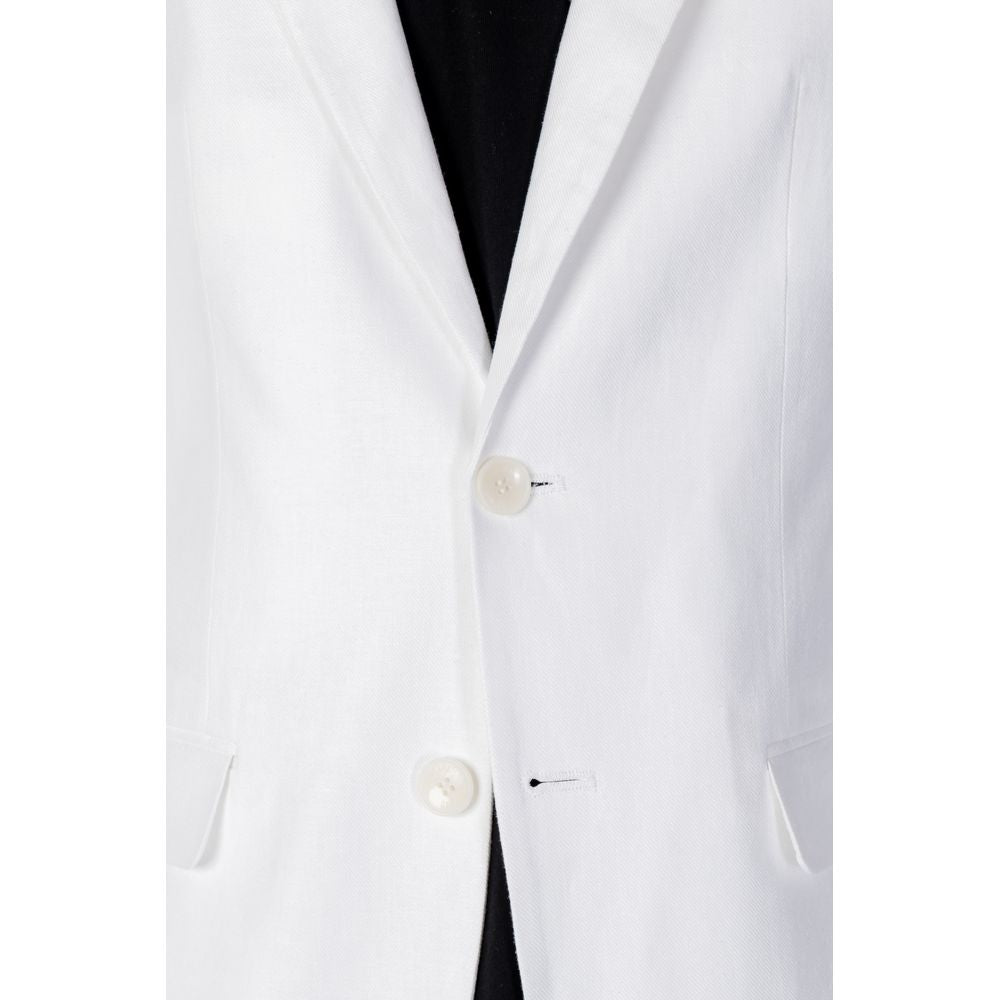 Antony Morato White Linen Blazer -   -  Antony Morato.
