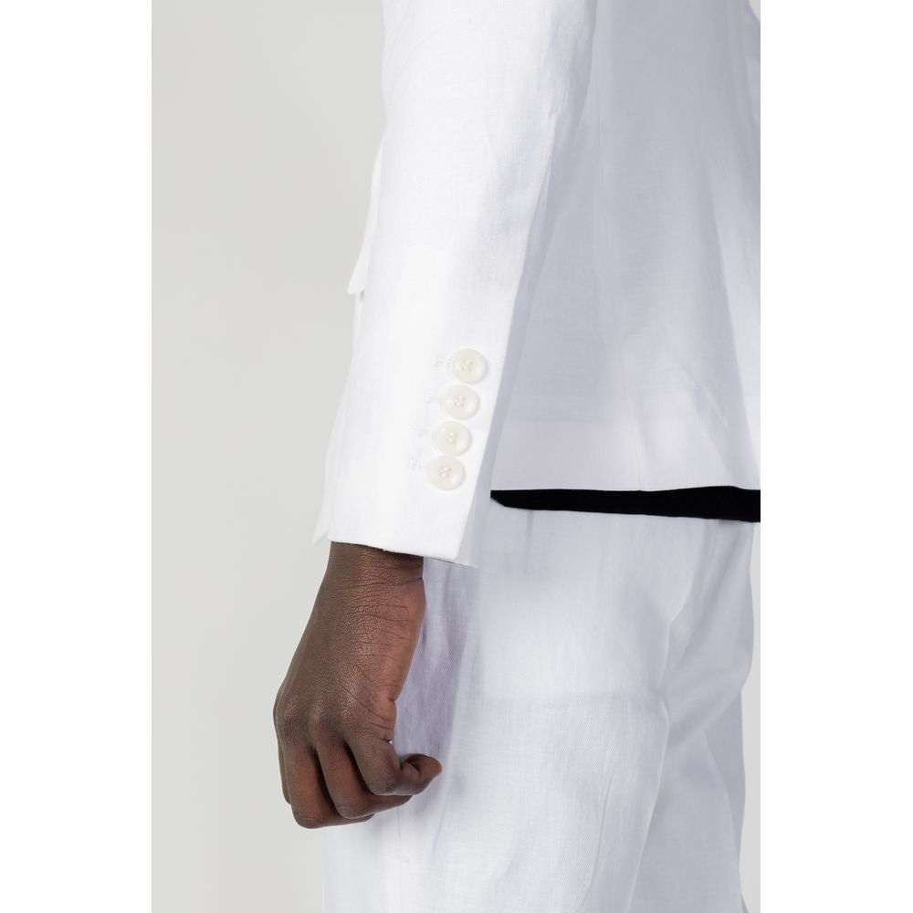 Antony Morato White Linen Blazer -   -  Antony Morato.