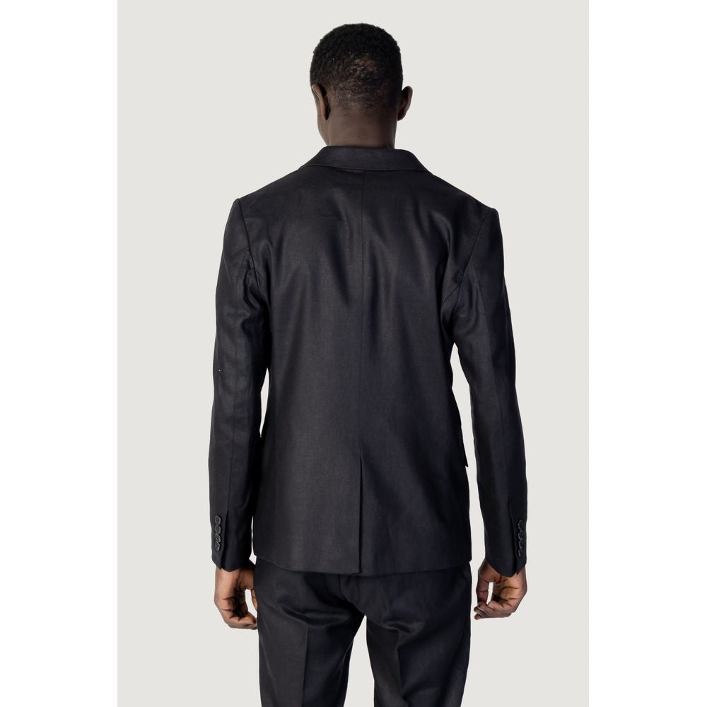 Antony Morato Black Linen Blazer -   -  Antony Morato.