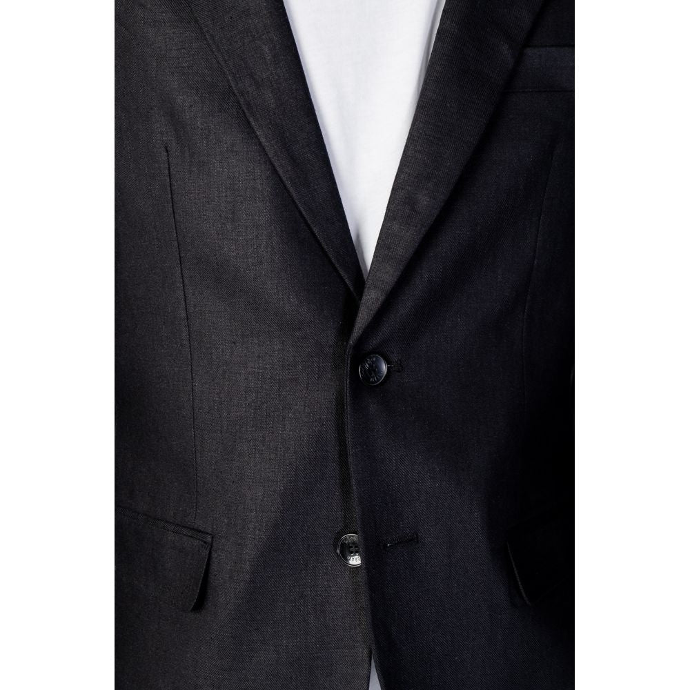 Antony Morato Black Linen Blazer -   -  Antony Morato.