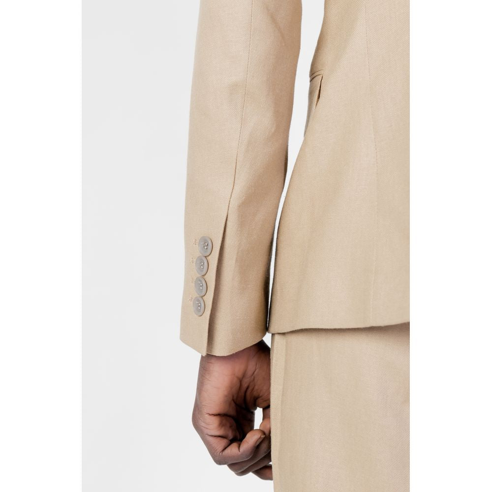 Antony Morato Beige Linen Blazer -   -  Antony Morato.