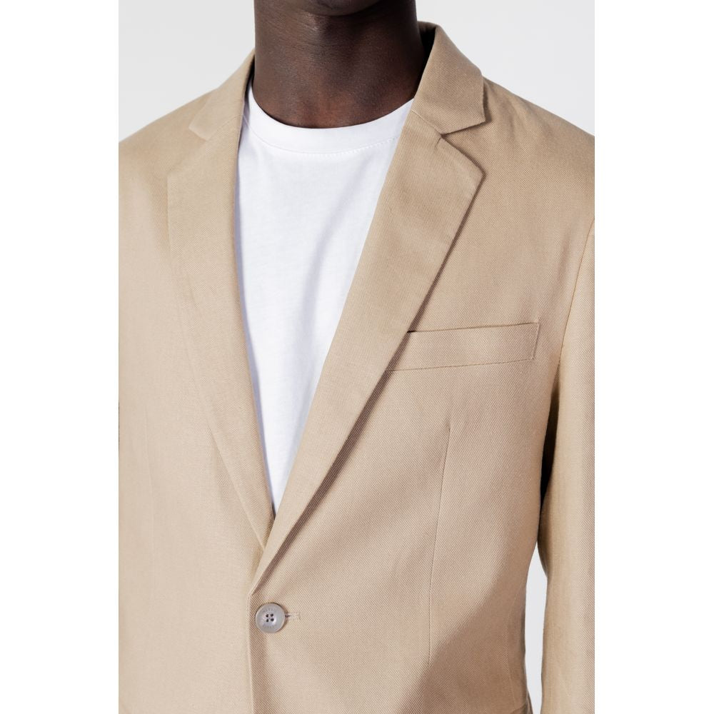 Antony Morato Beige Linen Blazer -   -  Antony Morato.
