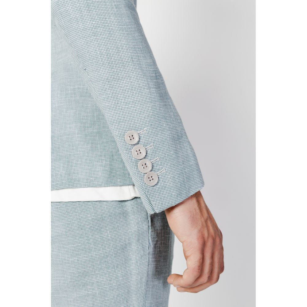 Antony Morato Green Linen Blazer -   -  Antony Morato.