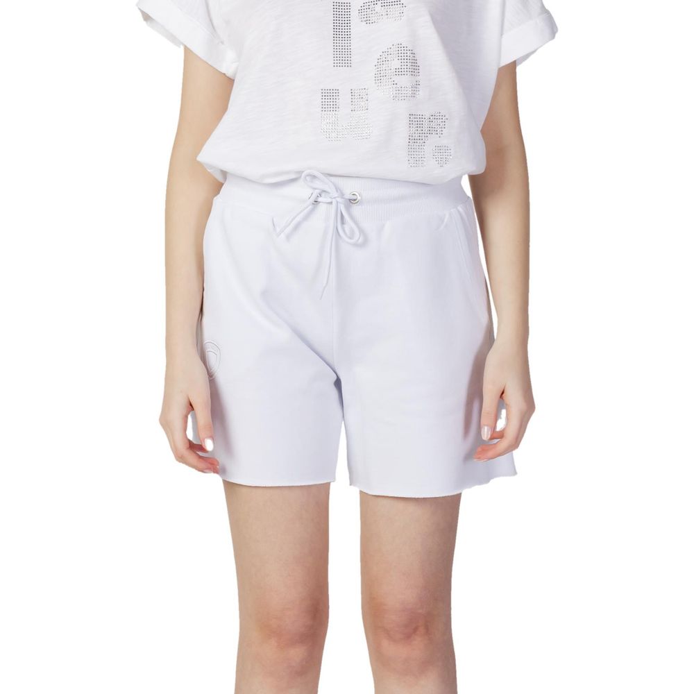 Blauer White Cotton Joggers Workout Pant -   -  Blauer.