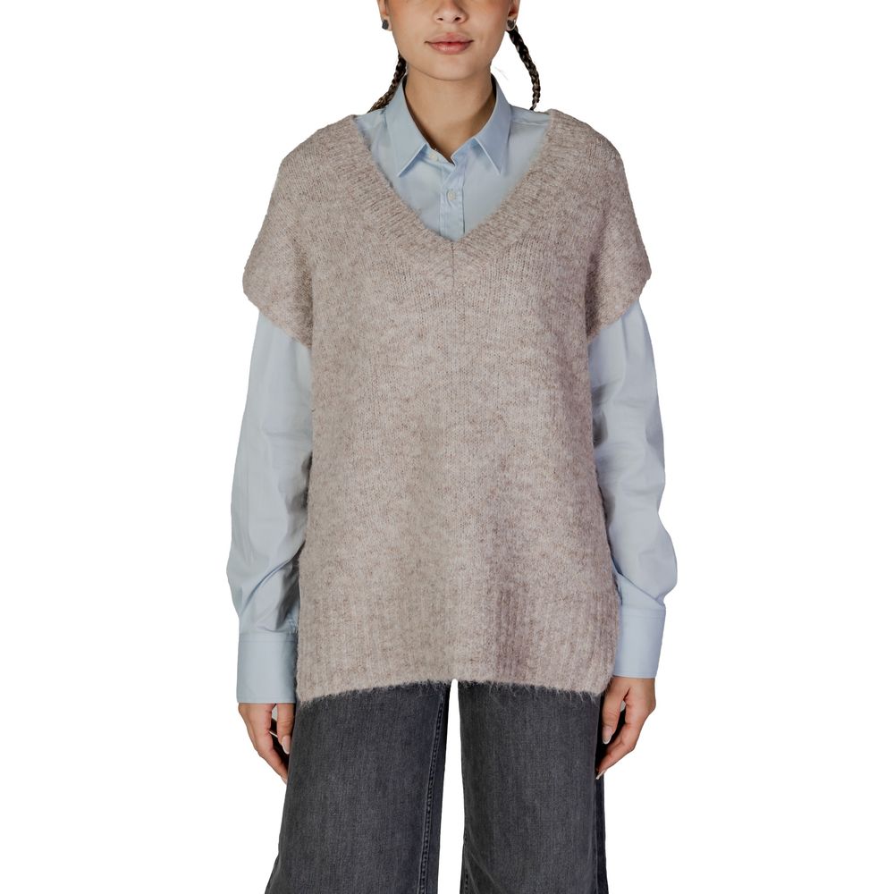 Vero Moda Beige Recycled Polyester Sweater -   -  Vero Moda.