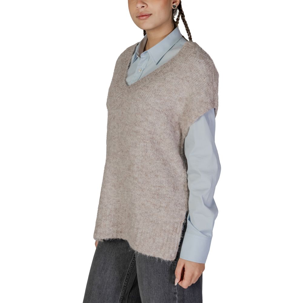 Vero Moda Beige Recycled Polyester Sweater -   -  Vero Moda.