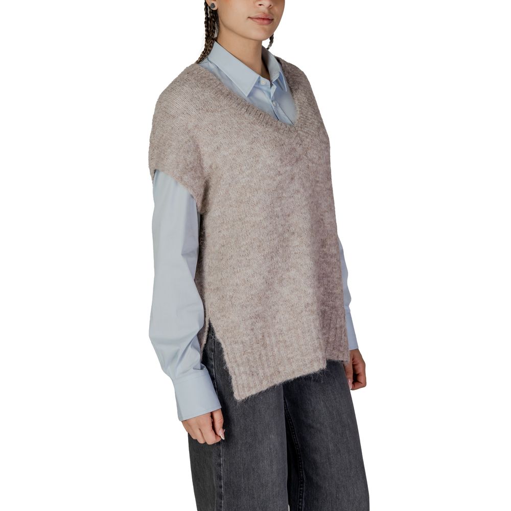Vero Moda Beige Recycled Polyester Sweater -   -  Vero Moda.