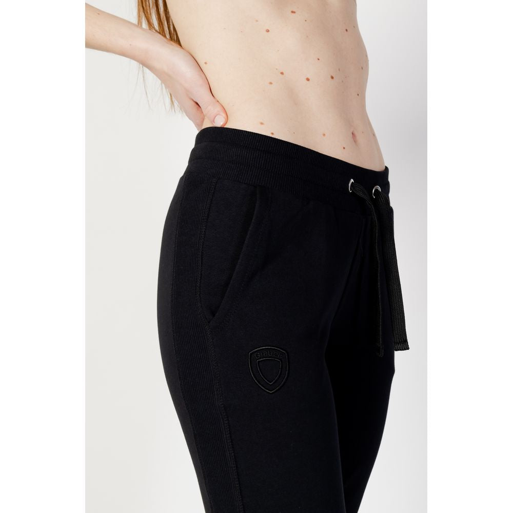 Blauer Black Cotton Joggers Workout Pant -   -  Blauer.
