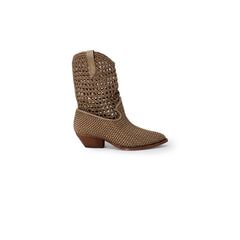 ASH Beige Leather Ankle -   -  ASH.