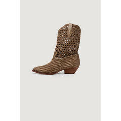ASH Beige Leather Ankle -   -  ASH.
