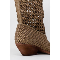 ASH Beige Leather Ankle -   -  ASH.
