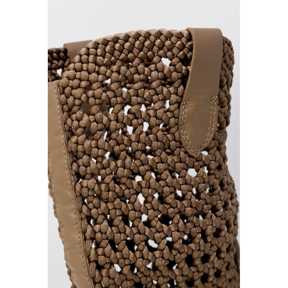 ASH Beige Leather Ankle -   -  ASH.
