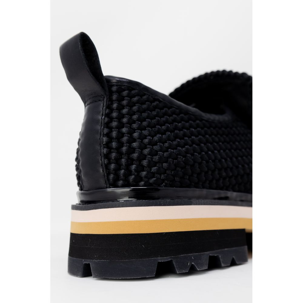 ASH Black Leather Platform -   -  ASH.
