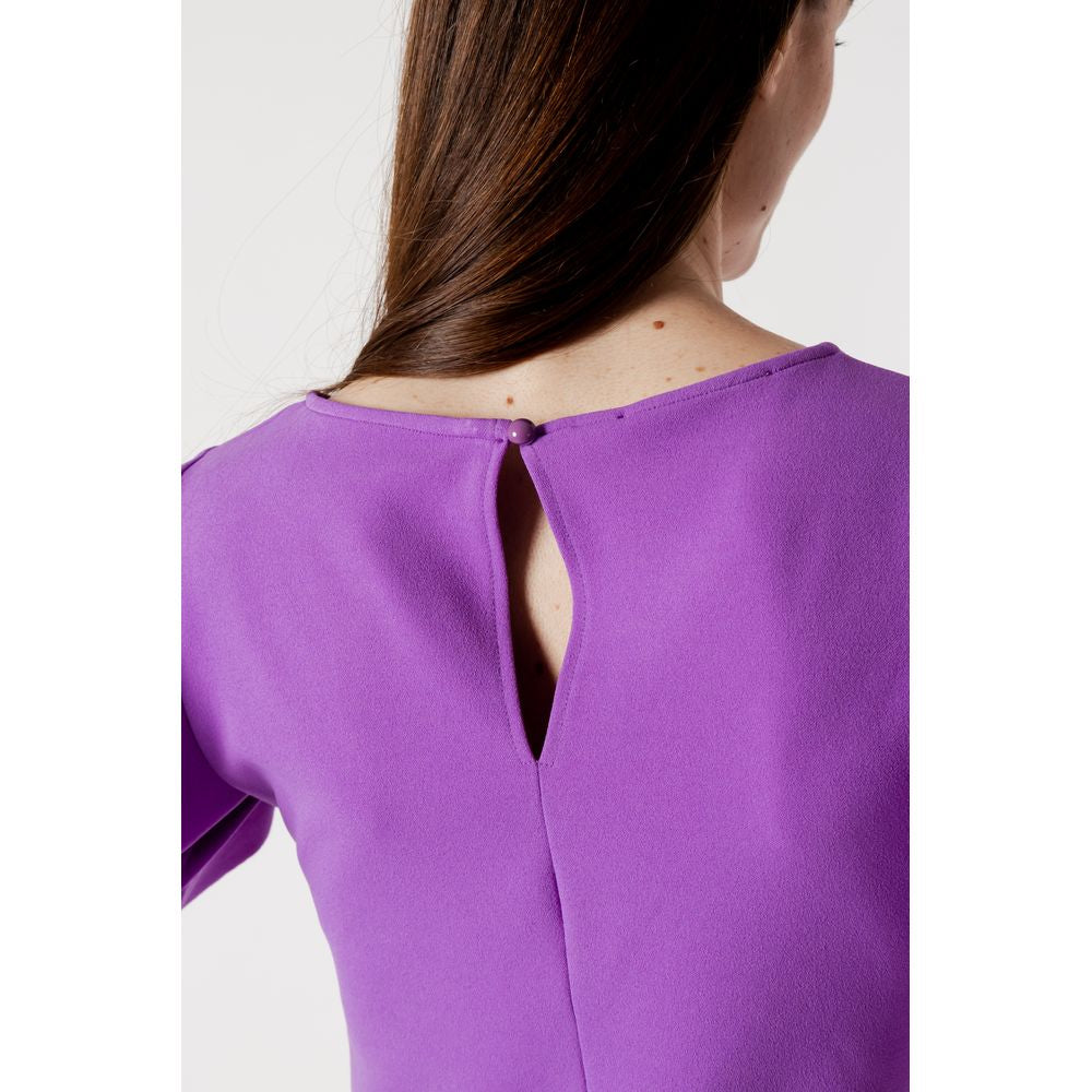 Rinascimento Purple Polyester Midi -   -  Rinascimento.