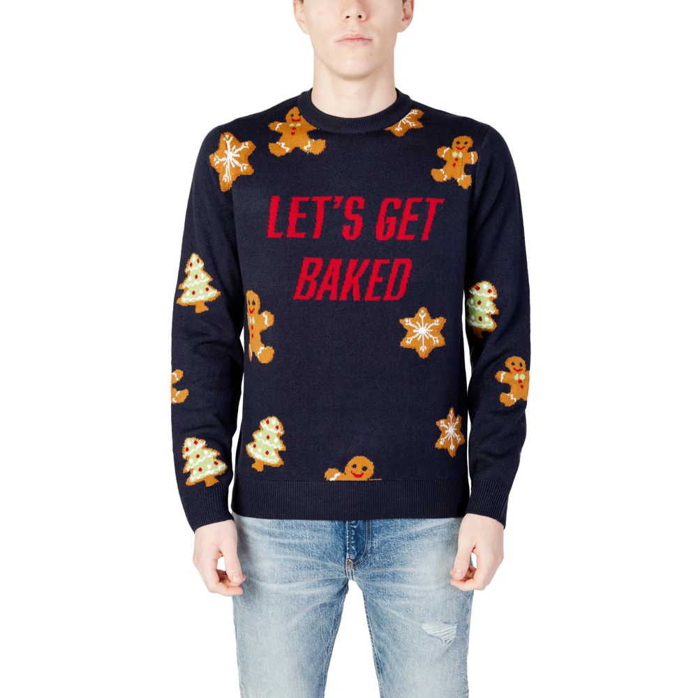 Only & Sons Blue Marabou Sweater -   -  Only & Sons.