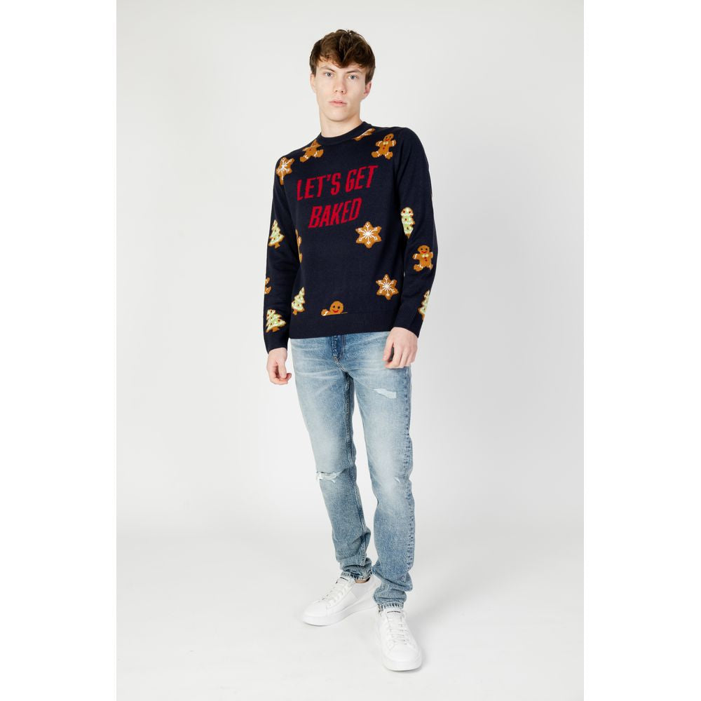 Only & Sons Blue Marabou Sweater -   -  Only & Sons.