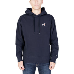 Tommy Hilfiger Jeans Blue Cotton Hoody -   -  Tommy Hilfiger Jeans.