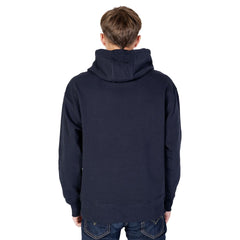 Tommy Hilfiger Jeans Blue Cotton Hoody -   -  Tommy Hilfiger Jeans.