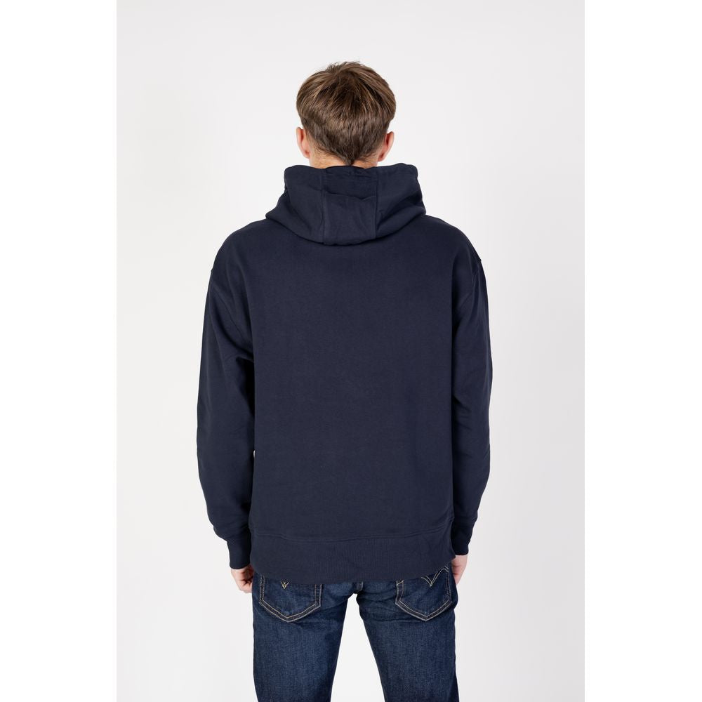 Tommy Hilfiger Jeans Blue Cotton Hoody -   -  Tommy Hilfiger Jeans.