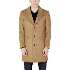 Antony Morato Beige Polyester Coat -   -  Antony Morato.