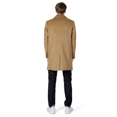 Antony Morato Beige Polyester Coat -   -  Antony Morato.