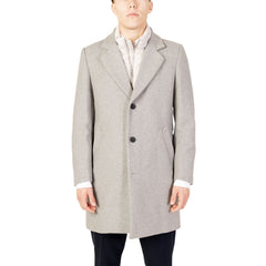 Antony Morato Gray Polyester Coat -   -  Antony Morato.