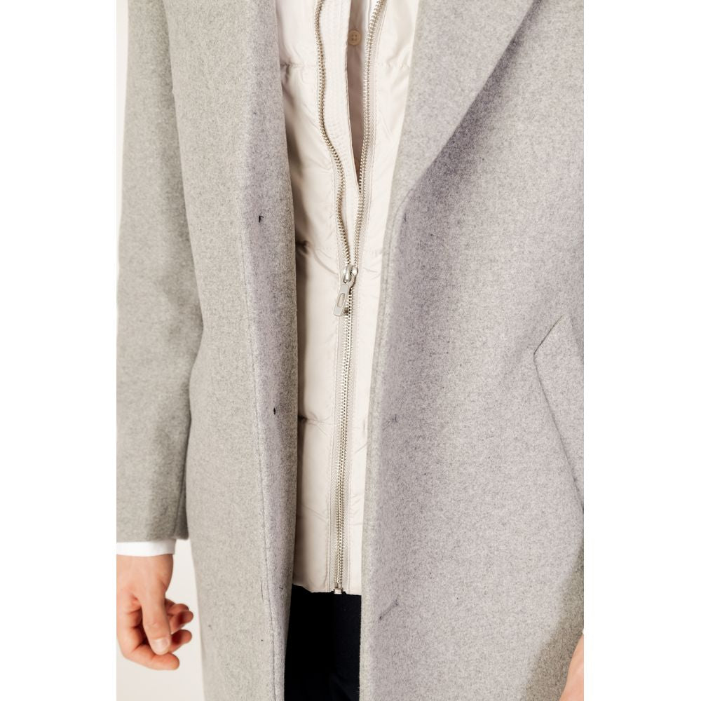 Antony Morato Gray Polyester Coat -   -  Antony Morato.