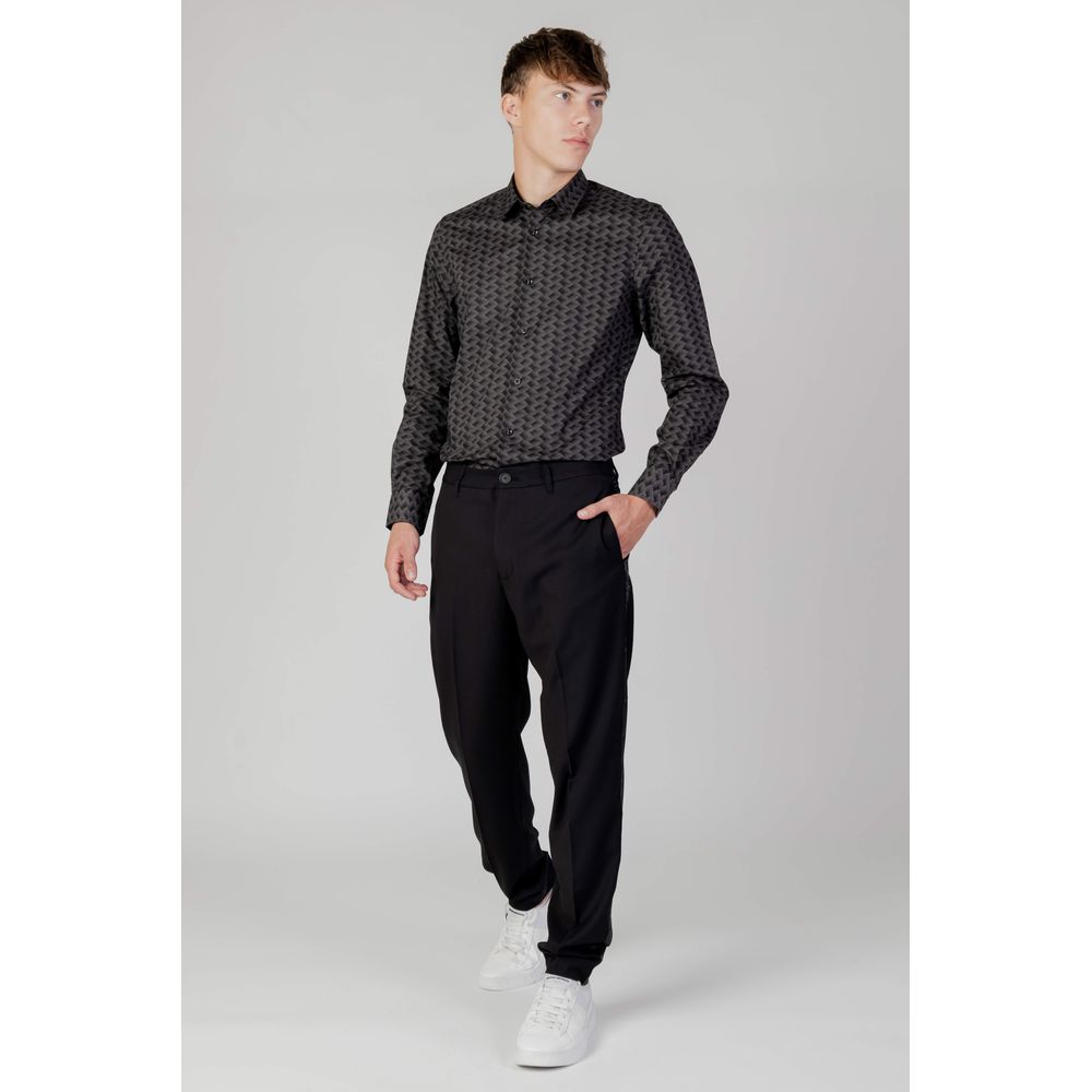 Antony Morato Gray Cotton Shirt -   -  Antony Morato.