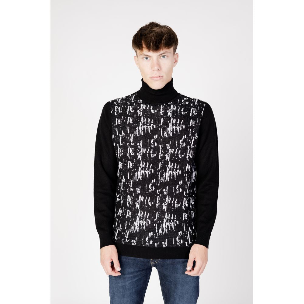Antony Morato Black Wool Turtleneck -   -  Antony Morato.