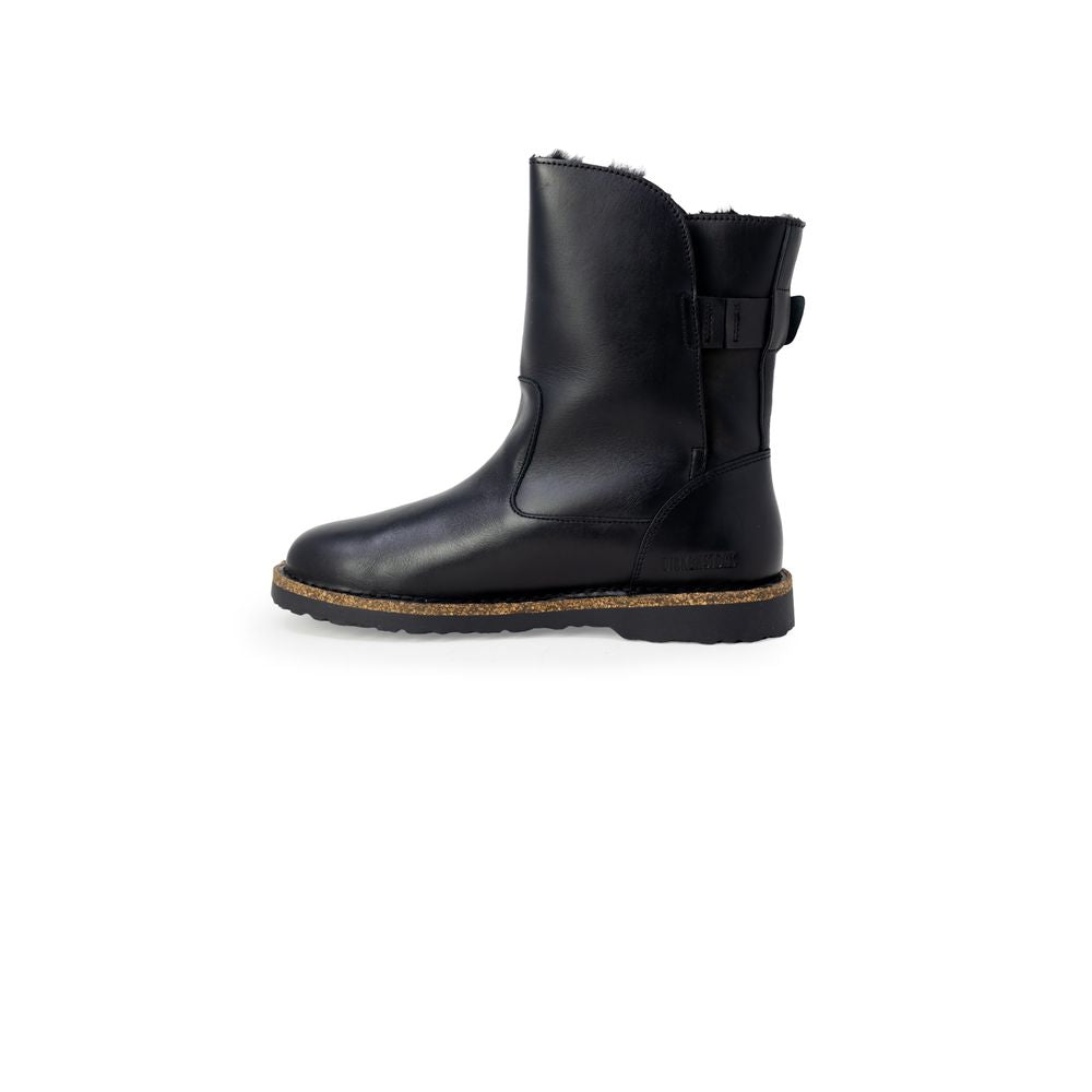Birkenstock Black Leather Ankle -   -  Birkenstock.