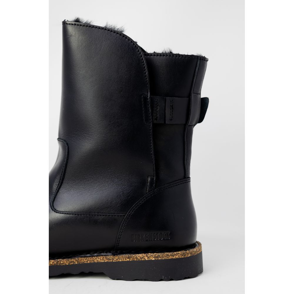 Birkenstock Black Leather Ankle -   -  Birkenstock.