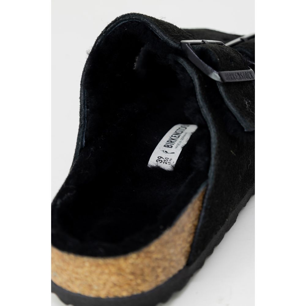 Birkenstock Black Suede Leather Sandal -   -  Birkenstock.