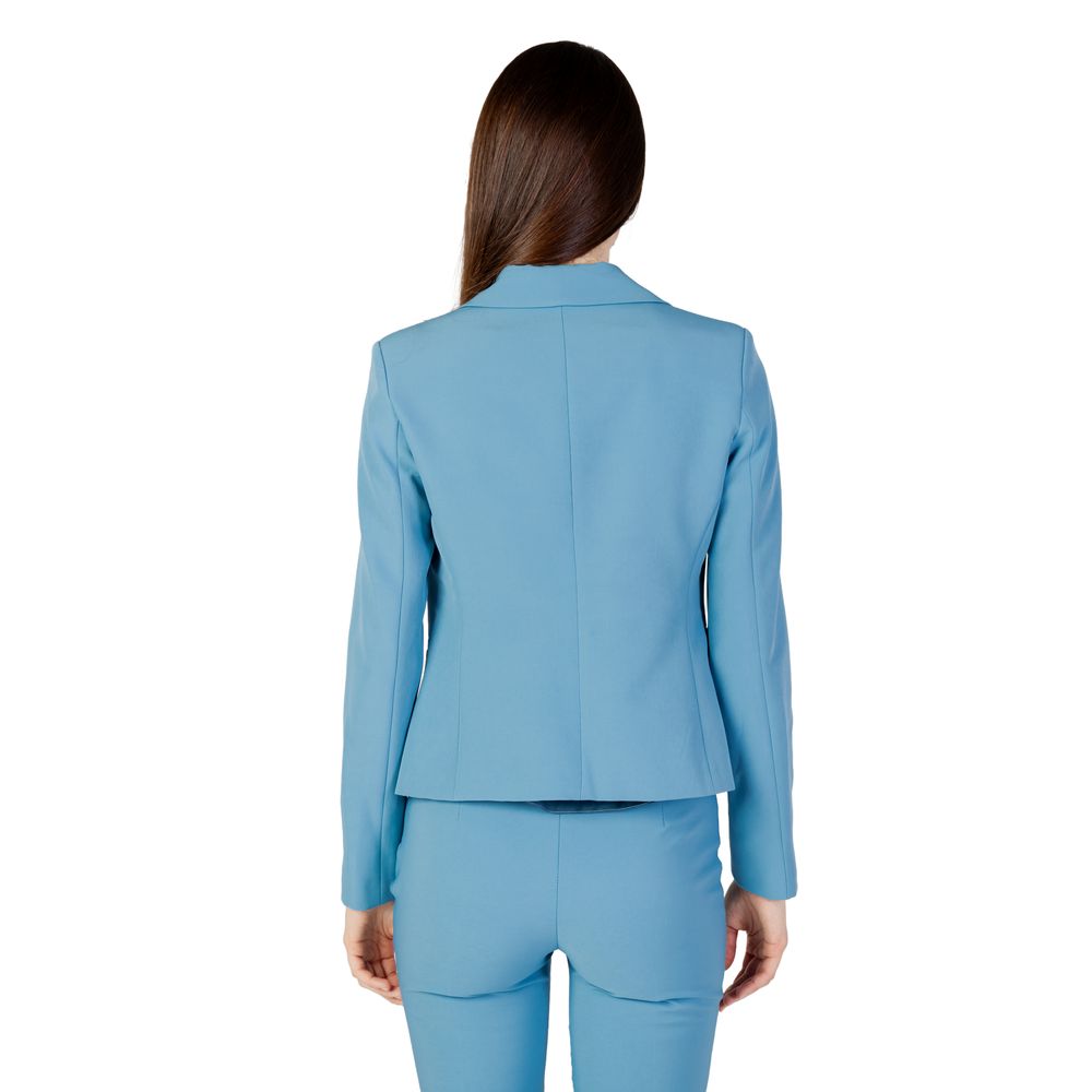 Rinascimento Turquoise Polyester Blazer -   -  Rinascimento.