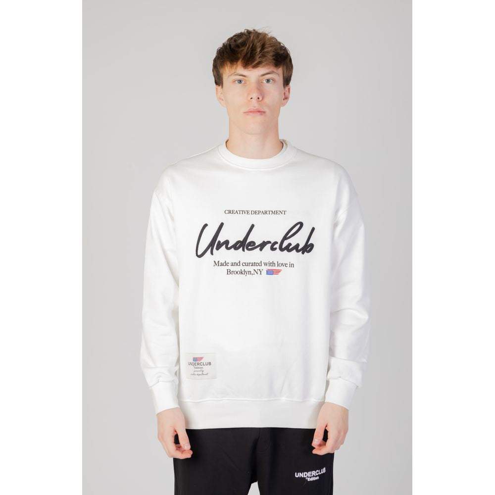 Underclub White Cotton Sweatshirt -   -  Underclub.