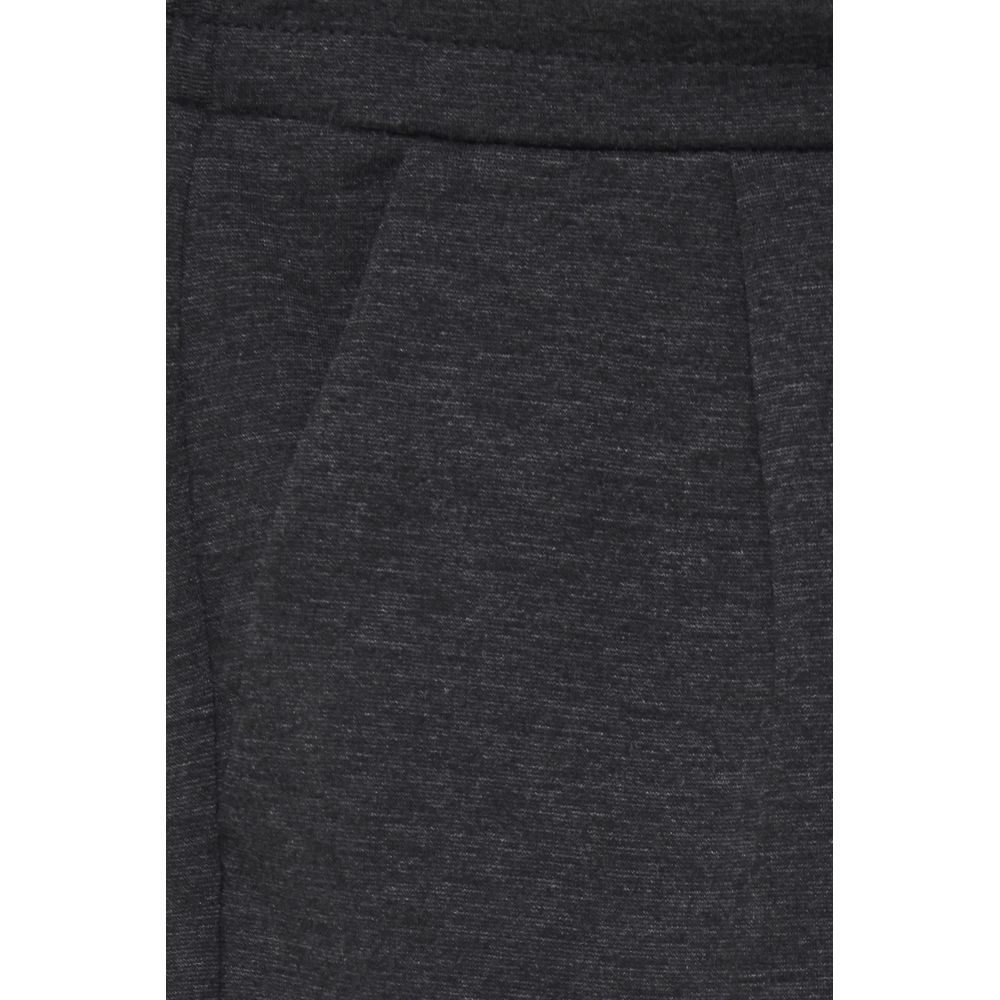 ICHI Gray Polyester Pant -   -  ICHI.