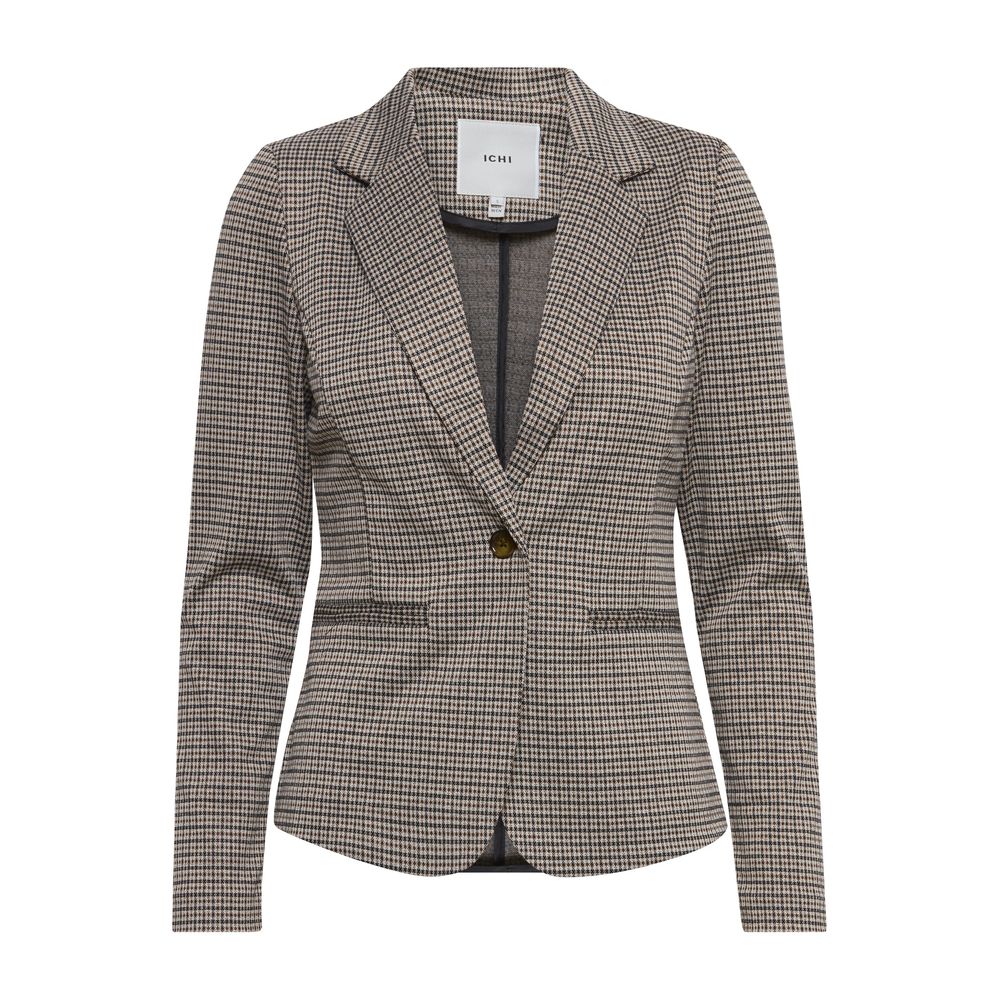ICHI Beige Polyester Blazer -   -  ICHI.