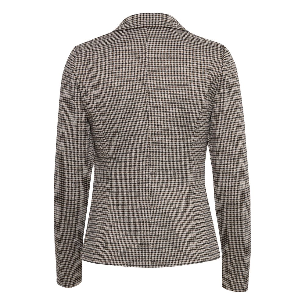 ICHI Beige Polyester Blazer -   -  ICHI.