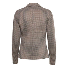 ICHI Beige Polyester Blazer -   -  ICHI.