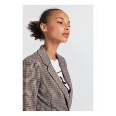 ICHI Beige Polyester Blazer -   -  ICHI.