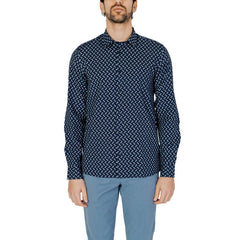 Antony Morato Blue Viscose Shirt -   -  Antony Morato.