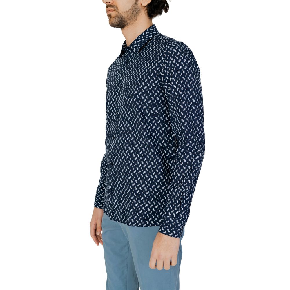 Antony Morato Blue Viscose Shirt -   -  Antony Morato.