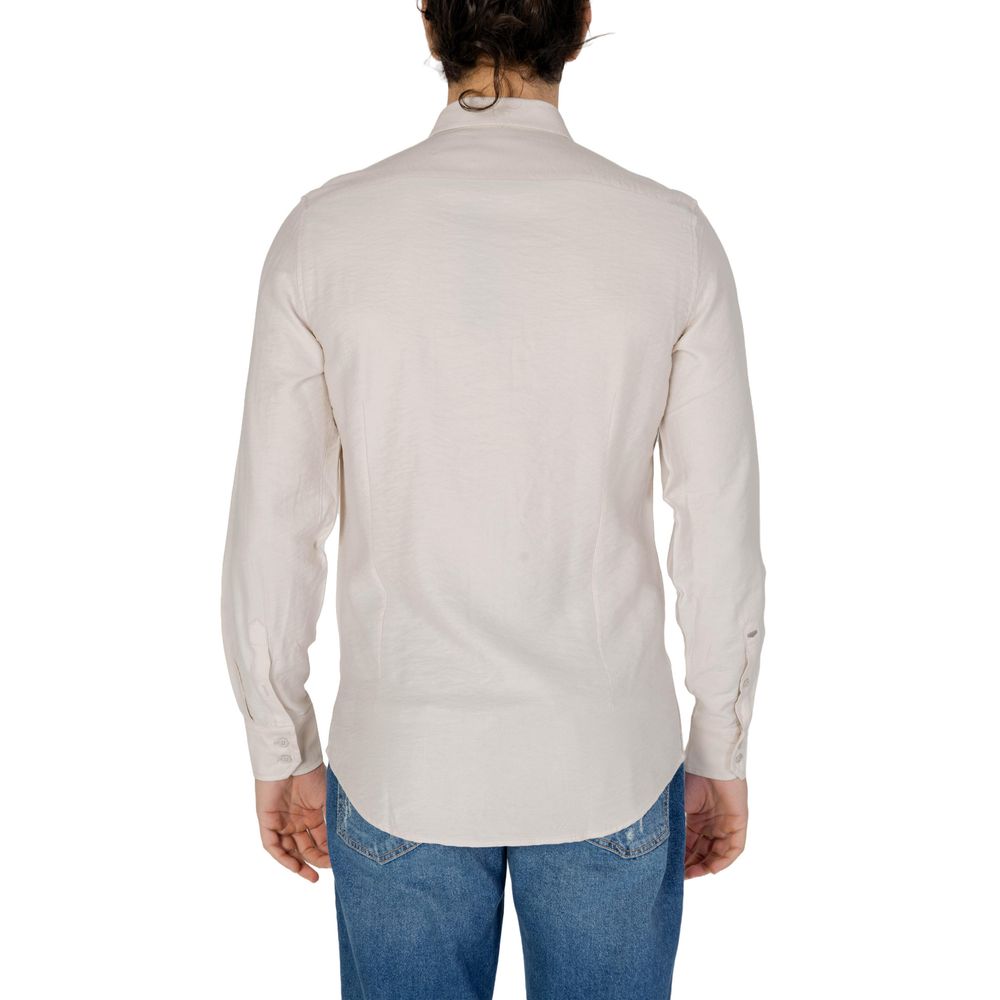 Antony Morato Beige Viscose Shirt -   -  Antony Morato.