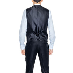 Antony Morato Black Linen Waistcoat -  Vests for Men Suits -  Antony Morato.
