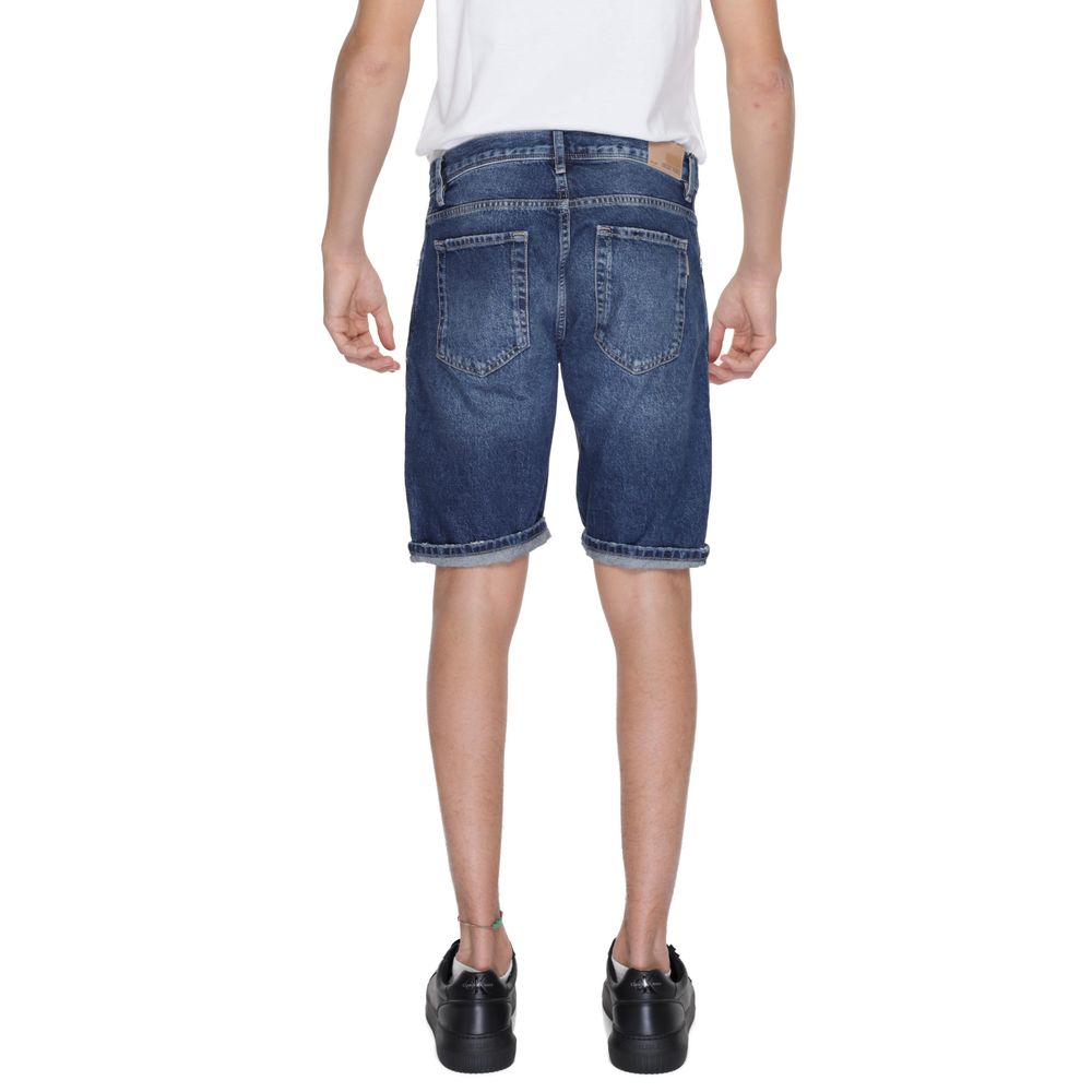 Antony Morato Blue Cotton Bermuda -   -  Antony Morato.